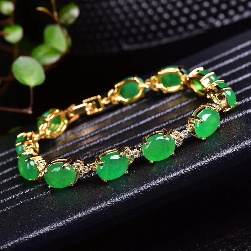 Yoga & Fitness With Denise - Natural Green Jade Agate LOVE Beads