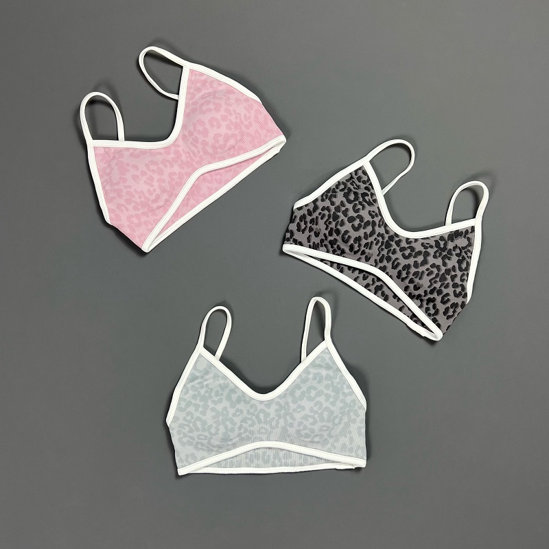 Leopard Print Sports Bra Women - Yoga Fitness Training recension och pris