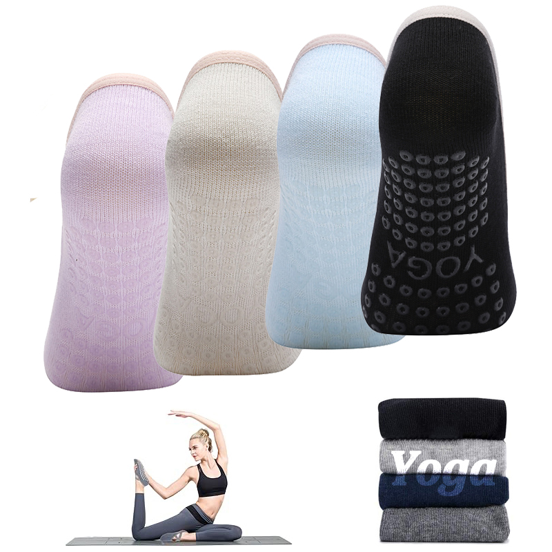 Ladies Non-Slip Pilates Socks  - Yoga Fitness Dance recension och pris