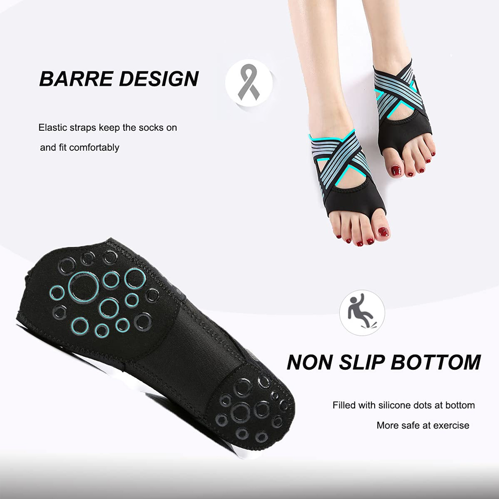 1Pair Women Non-Slip Toeless G - Yoga Fitness Ball recension och pris