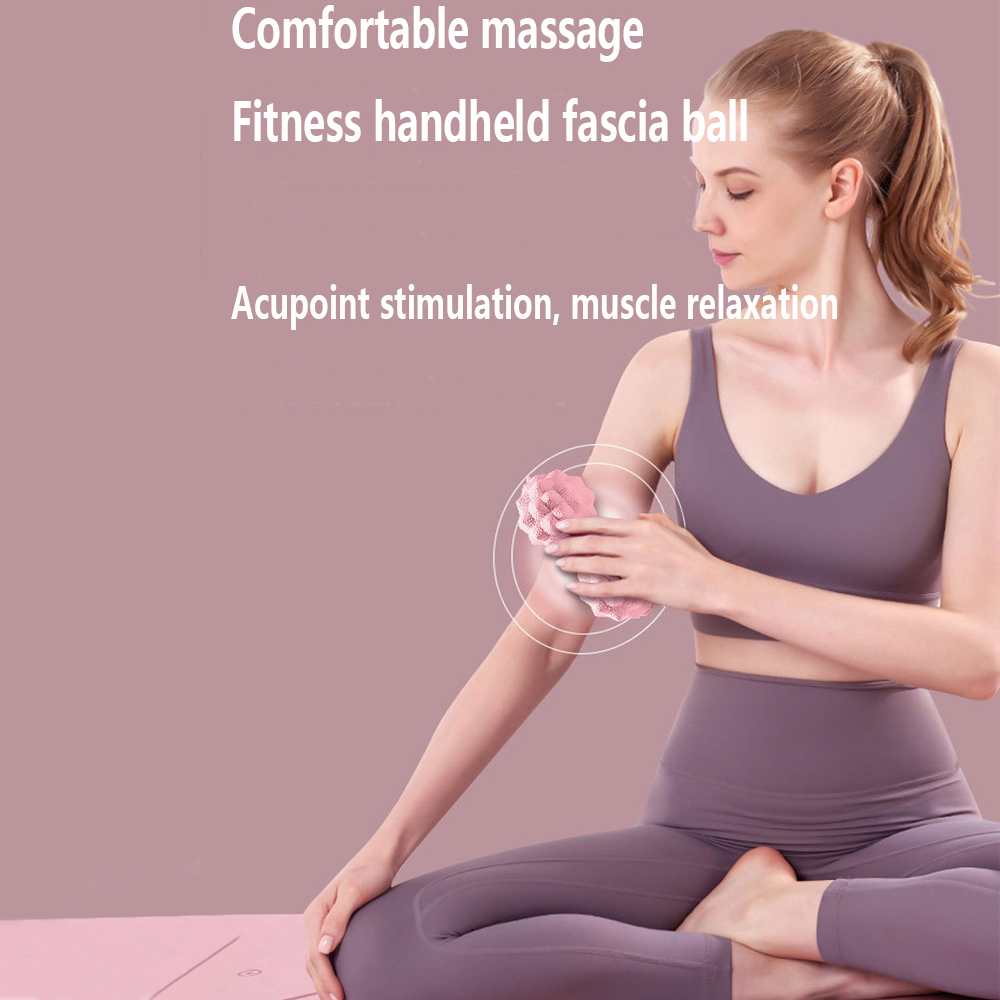 TPR Raised Point Fascia Massag - Yoga Fitness Ball recension och pris