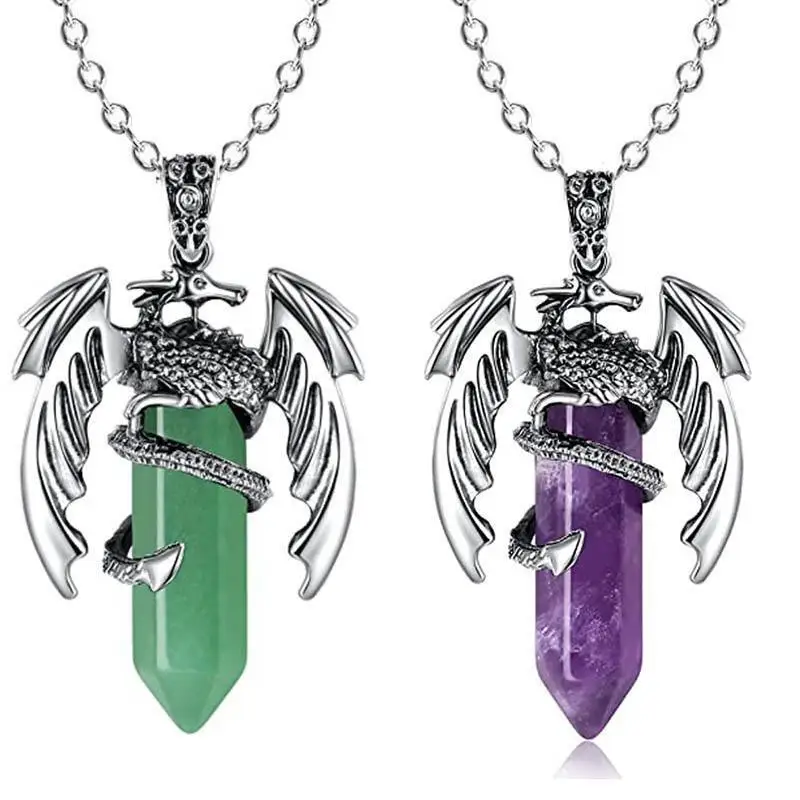 Green Jade Dragon Pendant Crys - Yoga & Fitness With Denise recension och pris