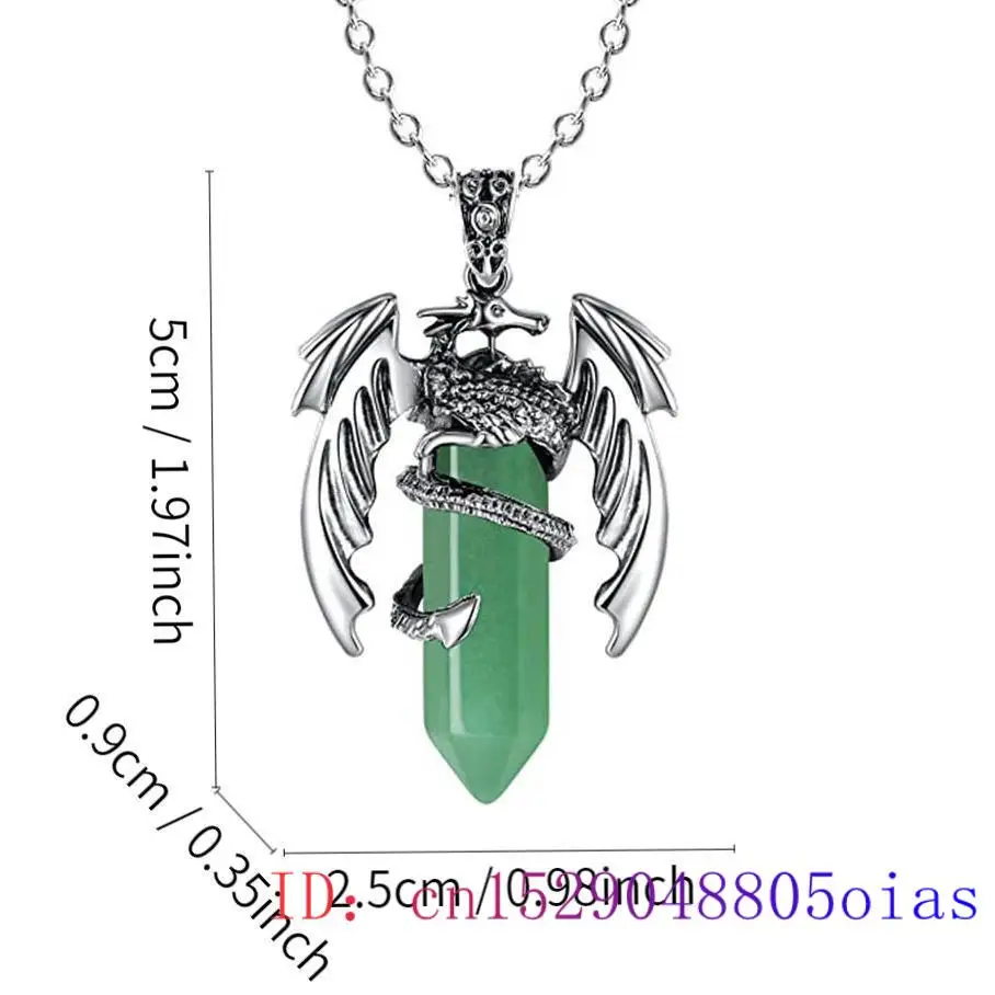 Green Jade Dragon Pendant Crys - Yoga & Fitness With Denise recension och pris