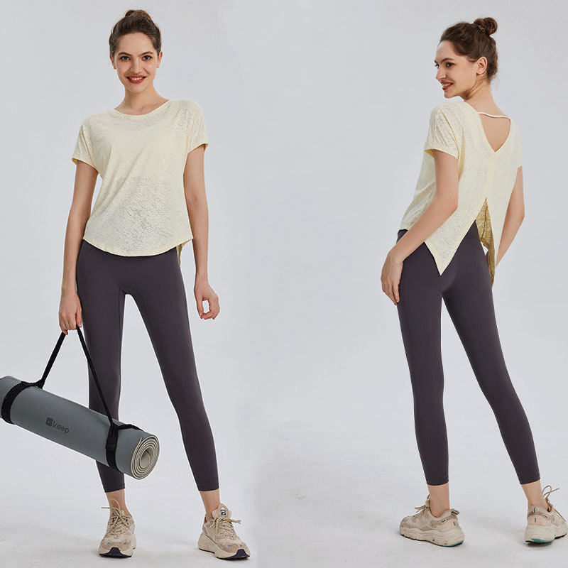 Women's Yoga T-Shirt Loose Spo - Yoga Fitness Training recension och pris