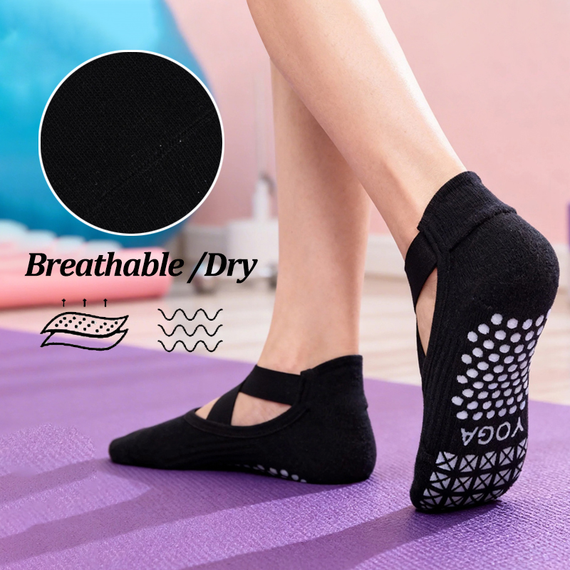 Women Non-Slip Yoga Socks Sili - Yoga Fitness Dance recension och pris