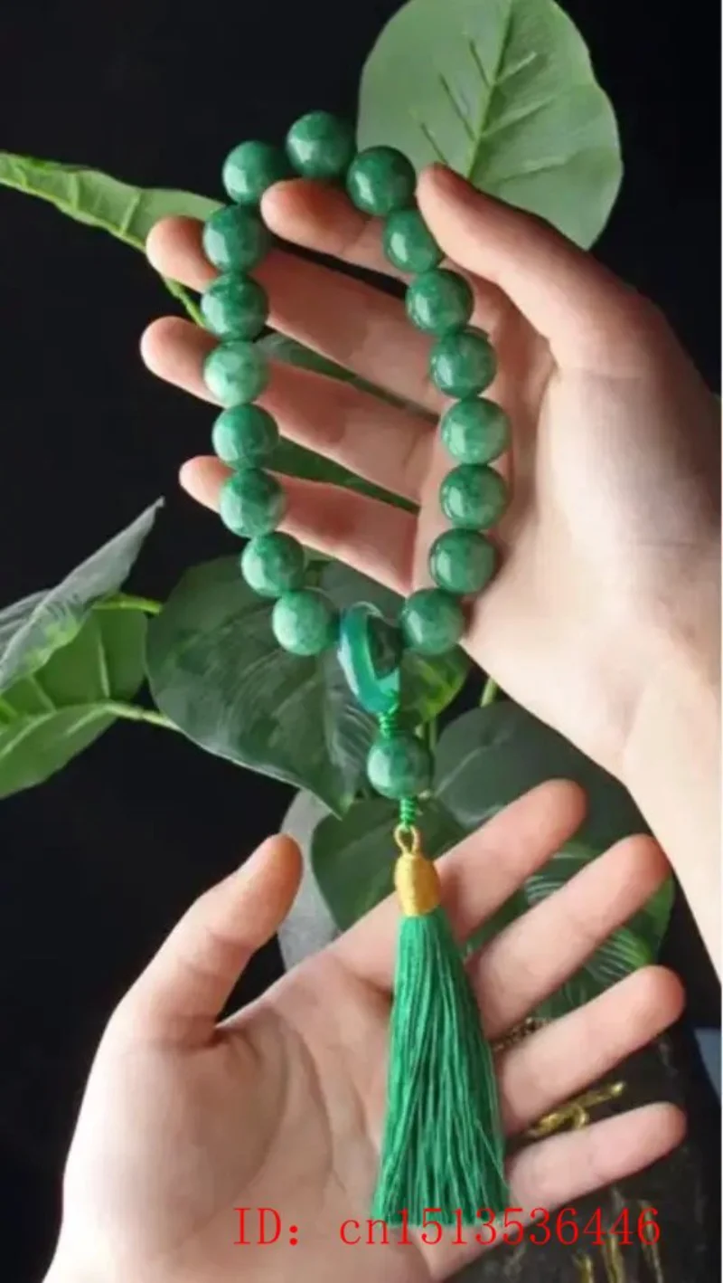 Green Jade Stone 12mm Beads Ta - Yoga & Fitness With Denise recension och pris