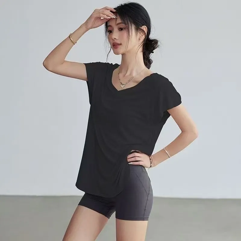 Women's Slimming Round Neck Yo - Yoga Fitness Training recension och pris