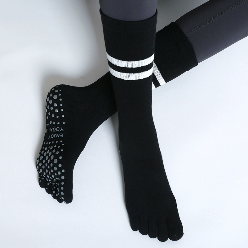 Women Non-slip Five Fingers Yo - Yoga Fitness Dance recension och pris