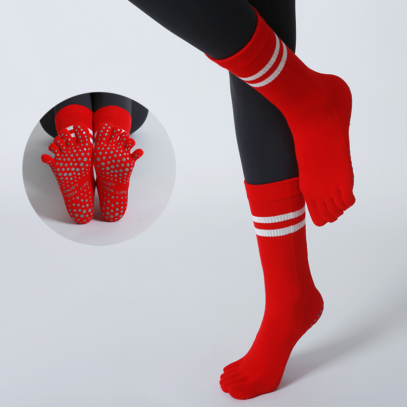 Women Non-slip Five Fingers Yo - Yoga Fitness Dance recension och pris